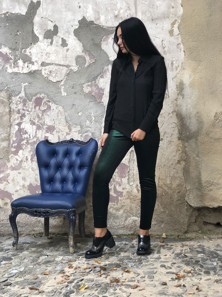 Legging Ana Green - Collection Tulle